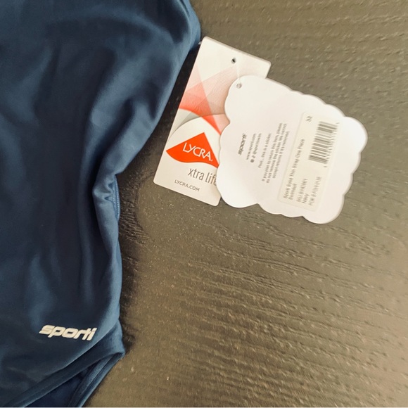 Sporti
Solid Thin Strap One Piece Swimsuit - Picture 9 of 12